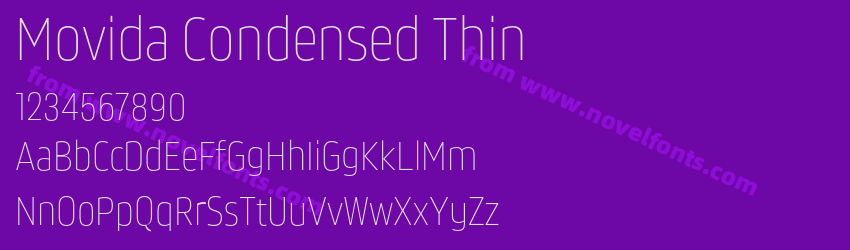 Movida Condensed ThinPreview Movida Condensed ThinPreview