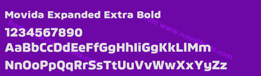 Movida Expanded Extra BoldPreview Movida Expanded Extra BoldPreview