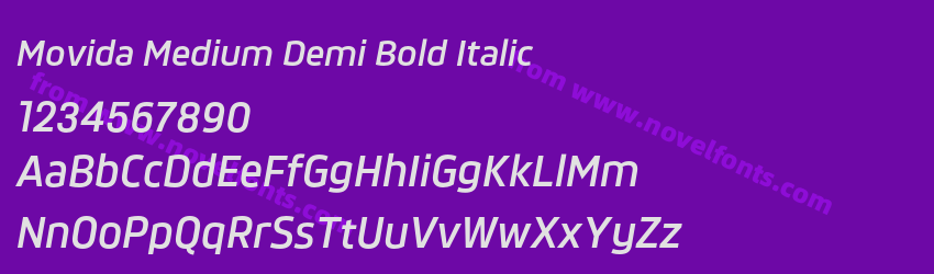 Movida Medium Demi Bold ItalicPreview Movida Medium Demi Bold ItalicPreview
