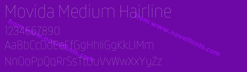 Movida Medium HairlinePreview Movida Medium HairlinePreview