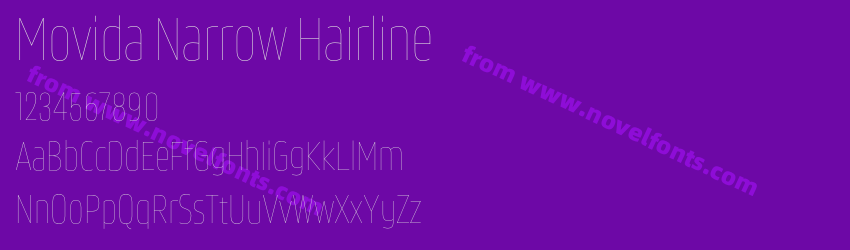 Movida Narrow HairlinePreview Movida Narrow HairlinePreview