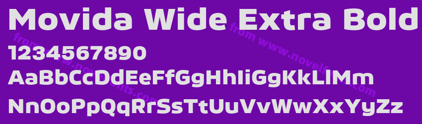 Movida Wide Extra BoldPreview Movida Wide Extra BoldPreview