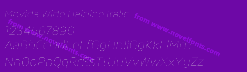 Movida Wide Hairline ItalicPreview Movida Wide Hairline ItalicPreview