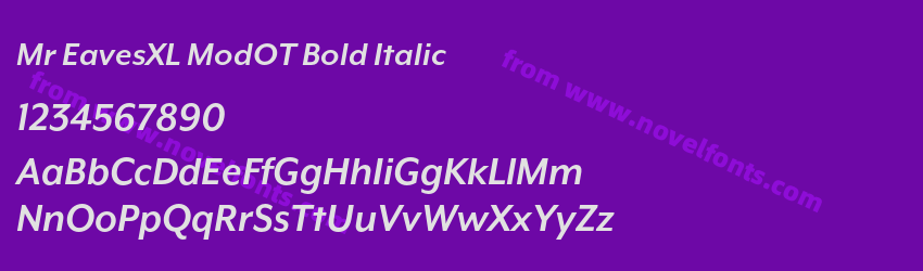 Mr EavesXL ModOT Bold ItalicPreview Mr EavesXL ModOT Bold ItalicPreview