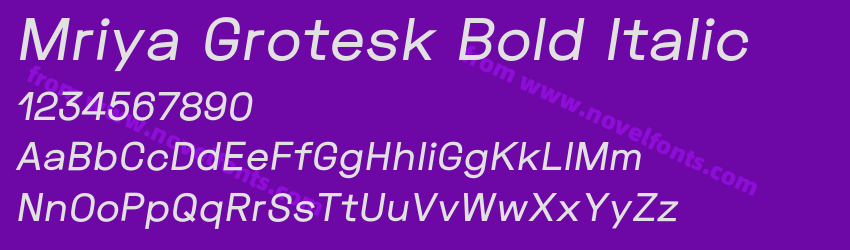 Mriya Grotesk Bold ItalicPreview Mriya Grotesk Bold ItalicPreview