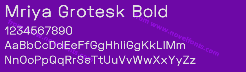 Mriya Grotesk BoldPreview Mriya Grotesk BoldPreview