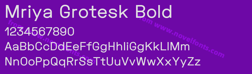 Mriya Grotesk BoldPreview Mriya Grotesk BoldPreview