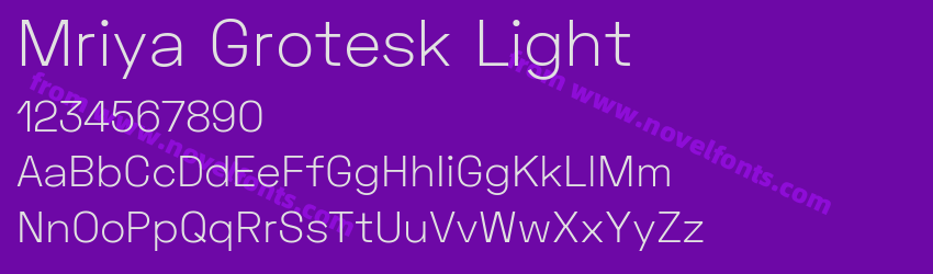 Mriya Grotesk LightPreview Mriya Grotesk LightPreview