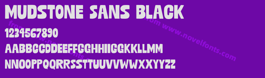 Mudstone Sans BlackPreview Mudstone Sans BlackPreview