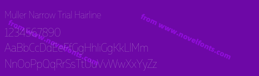 Muller Narrow Trial HairlinePreview Muller Narrow Trial HairlinePreview