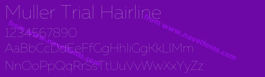 Muller Trial HairlinePreview Muller Trial HairlinePreview