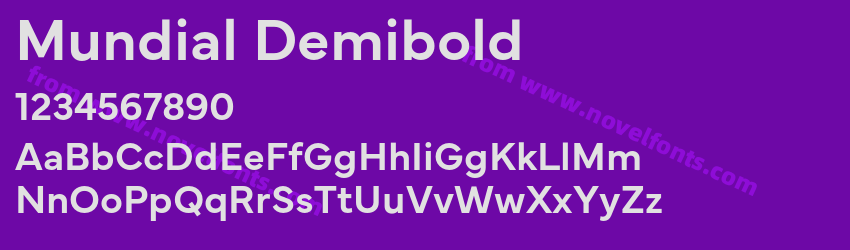 Mundial DemiboldPreview Mundial DemiboldPreview