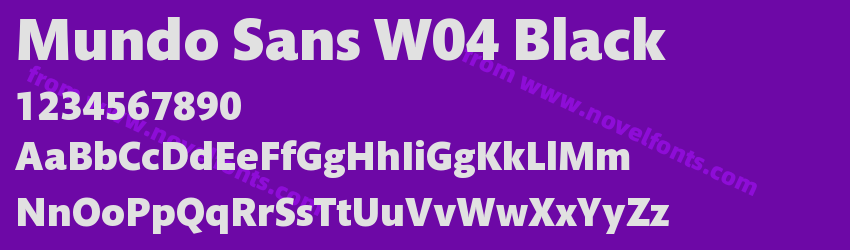 Mundo Sans W04 BlackPreview Mundo Sans W04 BlackPreview