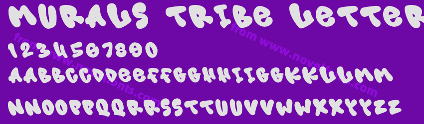 Murals Tribe Letter SolidPreview Murals Tribe Letter SolidPreview