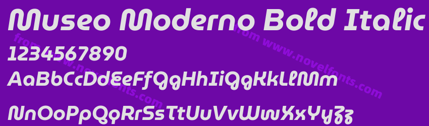 Museo Moderno Bold ItalicPreview Museo Moderno Bold ItalicPreview