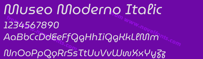 Museo Moderno ItalicPreview Museo Moderno ItalicPreview