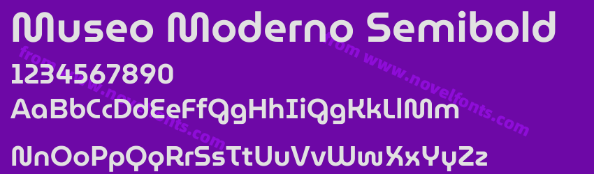 Museo Moderno SemiboldPreview Museo Moderno SemiboldPreview