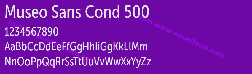 Museo Sans Cond 500Preview Museo Sans Cond 500Preview