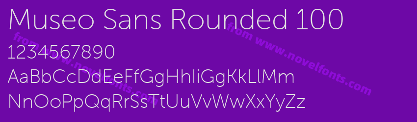 Museo Sans Rounded 100Preview Museo Sans Rounded 100Preview