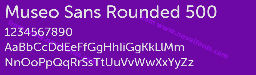 Museo Sans Rounded 500Preview Museo Sans Rounded 500Preview