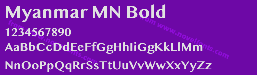 Myanmar MN BoldPreview Myanmar MN BoldPreview