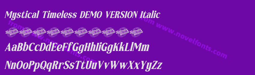 Mystical Timeless DEMO VERSION ItalicPreview Mystical Timeless DEMO VERSION ItalicPreview
