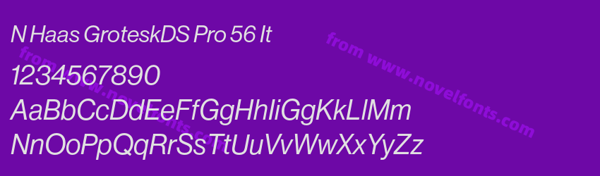 N Haas GroteskDS Pro 56 ItPreview N Haas GroteskDS Pro 56 ItPreview