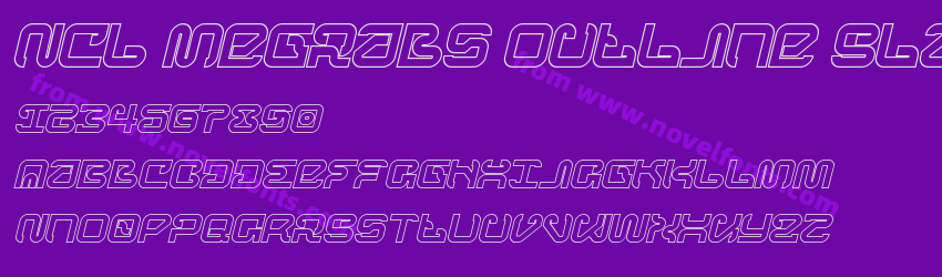 NCL Megrabs Outline SlantPreview NCL Megrabs Outline SlantPreview