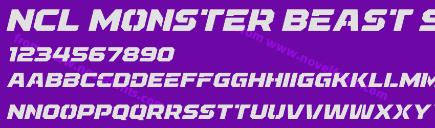 NCL Monster Beast SlantPreview NCL Monster Beast SlantPreview