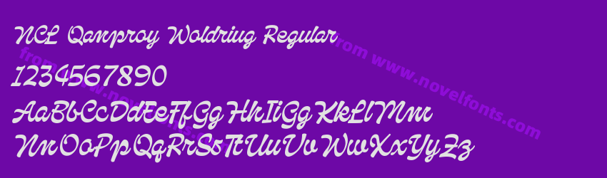 NCL Qanproy Woldriug RegularPreview NCL Qanproy Woldriug RegularPreview