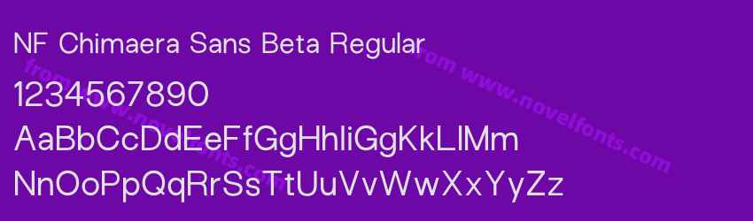 NF Chimaera Sans Beta RegularPreview NF Chimaera Sans Beta RegularPreview