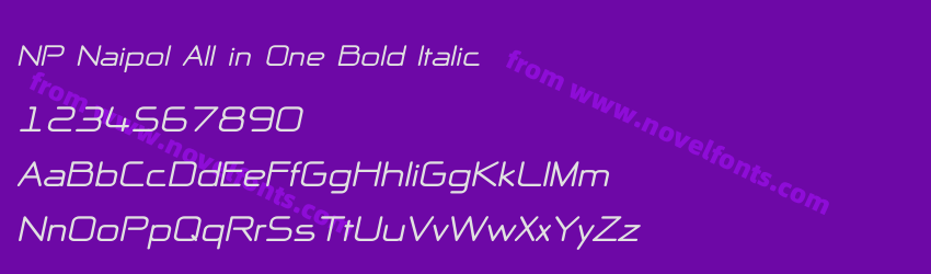 NP Naipol All in One Bold ItalicPreview NP Naipol All in One Bold ItalicPreview