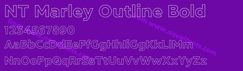 NT Marley Outline BoldPreview NT Marley Outline BoldPreview