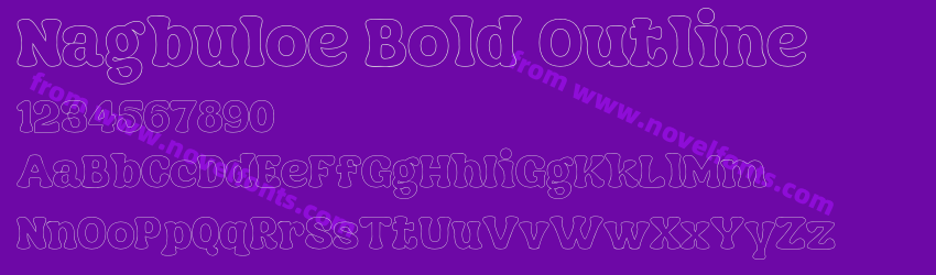 Nagbuloe Bold OutlinePreview Nagbuloe Bold OutlinePreview