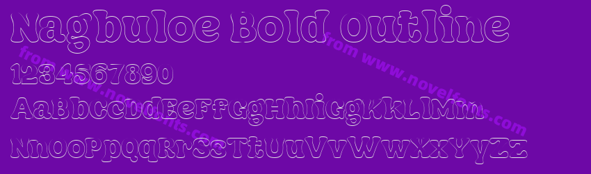 Nagbuloe Bold OutlinePreview Nagbuloe Bold OutlinePreview