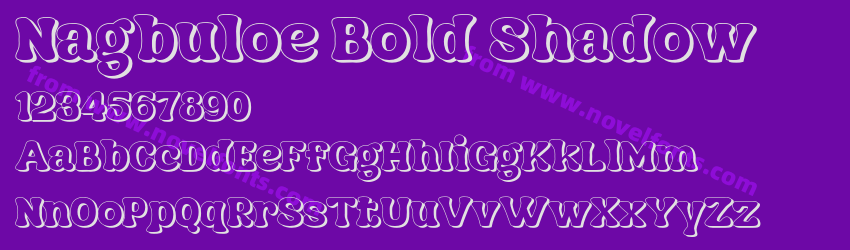 Nagbuloe Bold ShadowPreview Nagbuloe Bold ShadowPreview