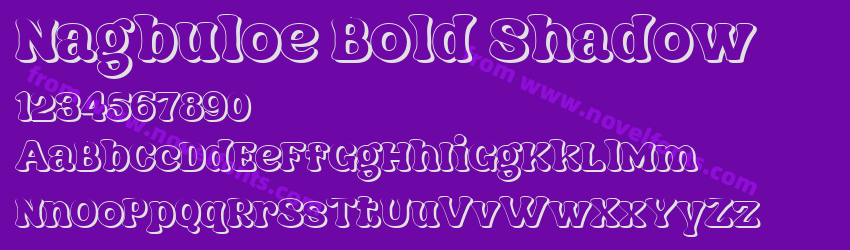 Nagbuloe Bold ShadowPreview Nagbuloe Bold ShadowPreview