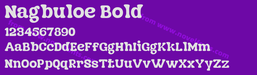 Nagbuloe BoldPreview Nagbuloe BoldPreview