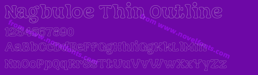 Nagbuloe Thin OutlinePreview Nagbuloe Thin OutlinePreview