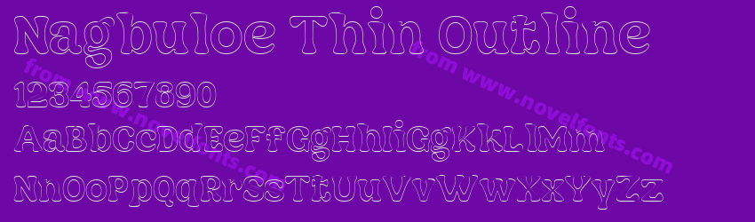 Nagbuloe Thin OutlinePreview Nagbuloe Thin OutlinePreview