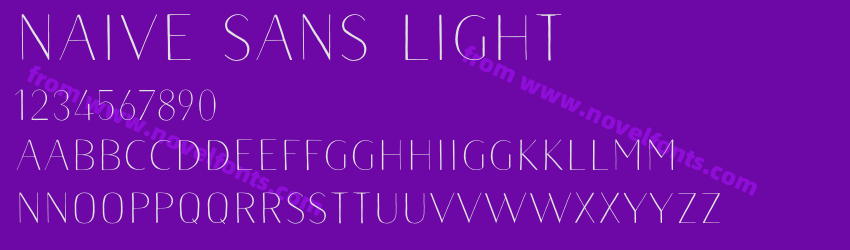 Naive Sans LightPreview Naive Sans LightPreview