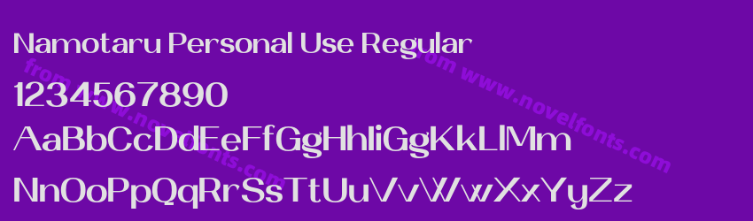 Namotaru Personal Use RegularPreview Namotaru Personal Use RegularPreview
