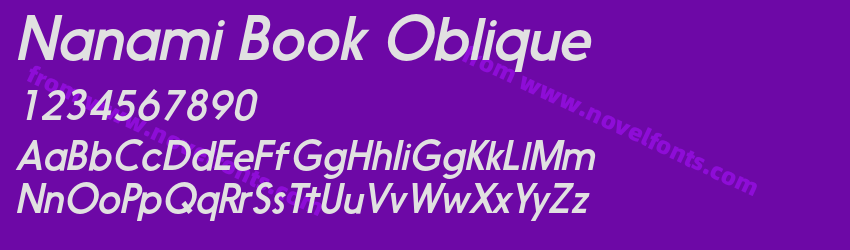 Nanami Book ObliquePreview