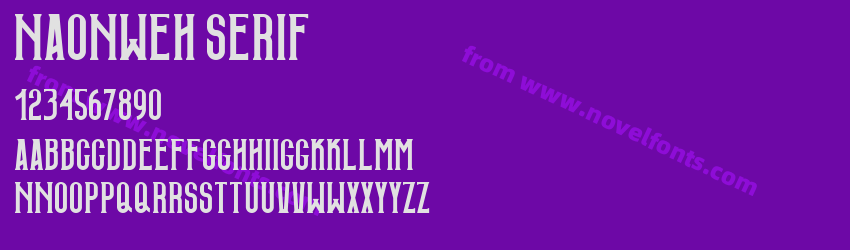Naonweh SerifPreview Naonweh SerifPreview