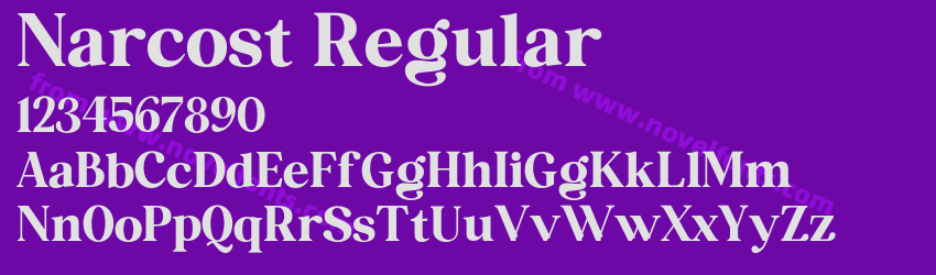 Narcost RegularPreview Narcost RegularPreview