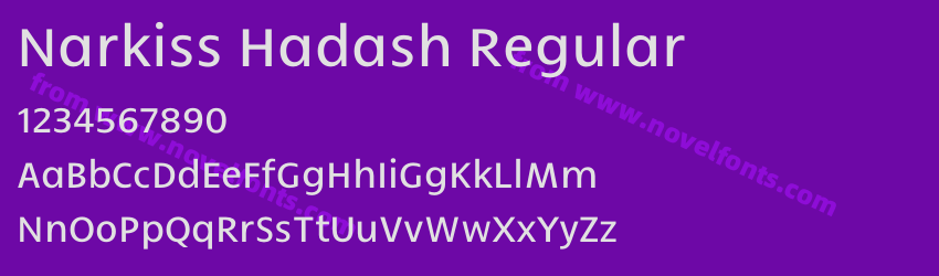 Narkiss Hadash RegularPreview Narkiss Hadash RegularPreview