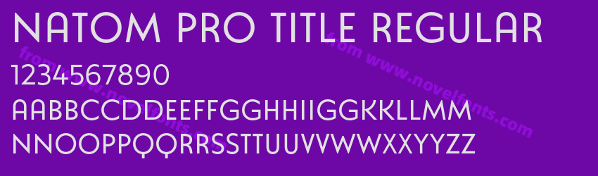Natom Pro Title RegularPreview Natom Pro Title RegularPreview