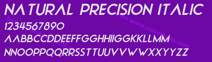 Natural Precision ItalicPreview Natural Precision ItalicPreview