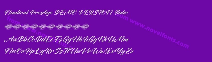 Nautical Prestige DEMO VERSION ItalicPreview Nautical Prestige DEMO VERSION ItalicPreview