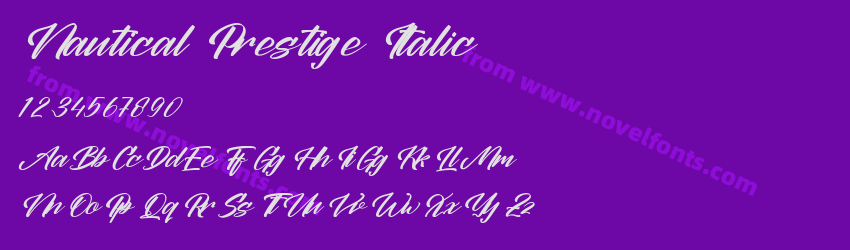 Nautical Prestige ItalicPreview Nautical Prestige ItalicPreview